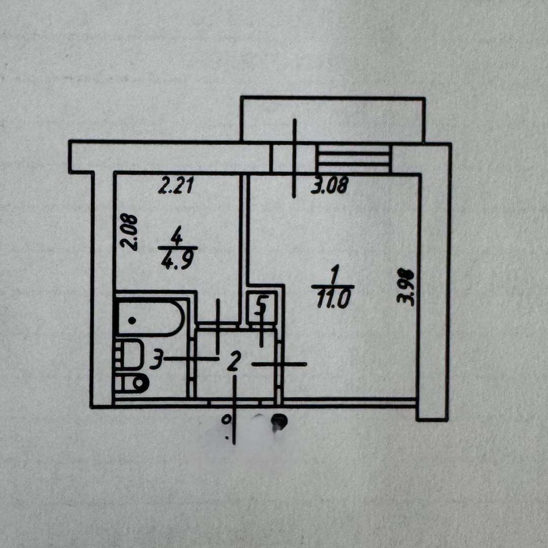 1-комнатная 20.1 м2 в ЖК undefined корпус null этаж 5
