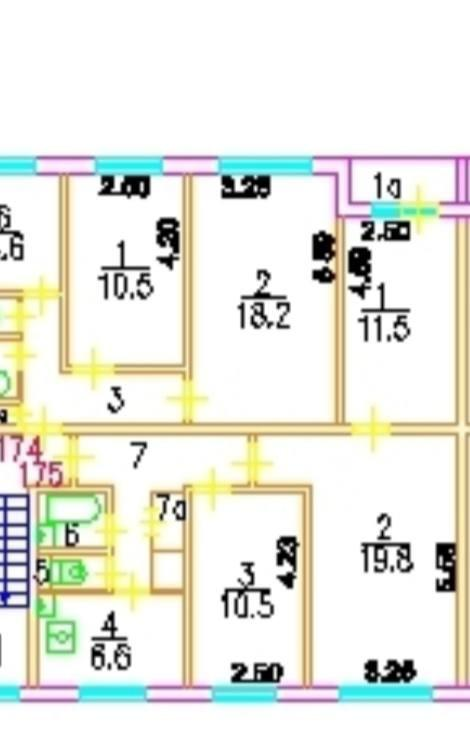 3-комнатная 58.4 м2 в ЖК undefined корпус null этаж 8