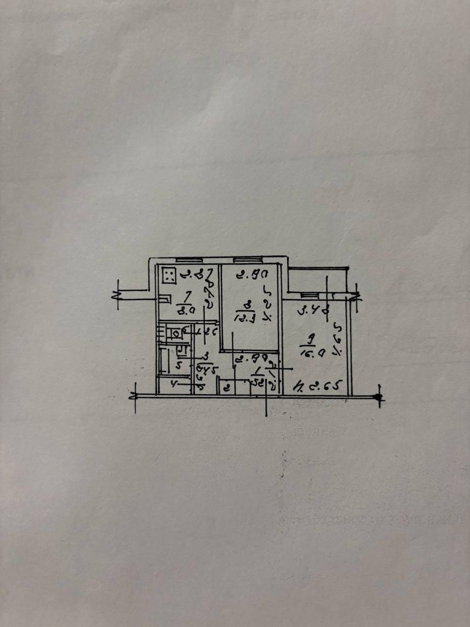 2-комнатная 52.8 м2 в ЖК undefined корпус null этаж 4