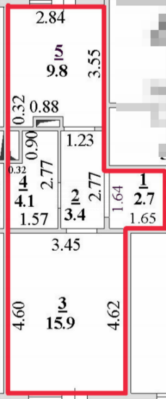 1-комнатная 35.9 м2 в ЖК undefined корпус null этаж 8