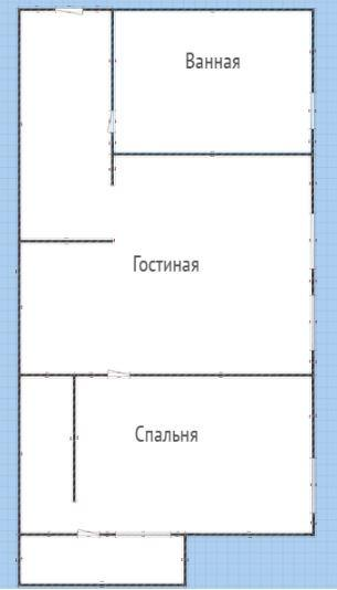 2-комнатная 62.6 м2 в ЖК undefined корпус null этаж 3