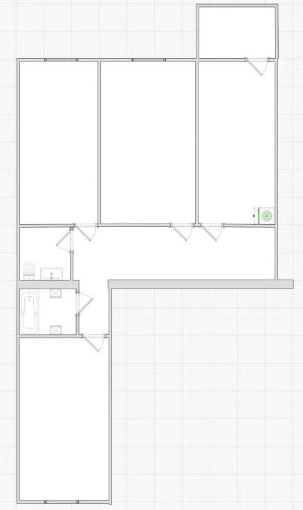 3-комнатная 81.5 м2 в ЖК undefined корпус null этаж 12