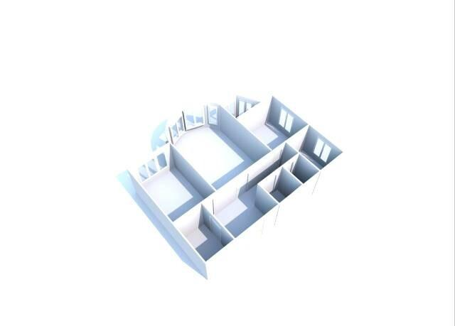 3-комнатная 81.6 м2 в ЖК undefined корпус null этаж 14