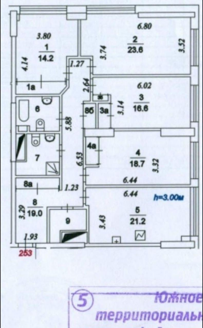 4-комнатная 137 м2 в ЖК undefined корпус null этаж 30