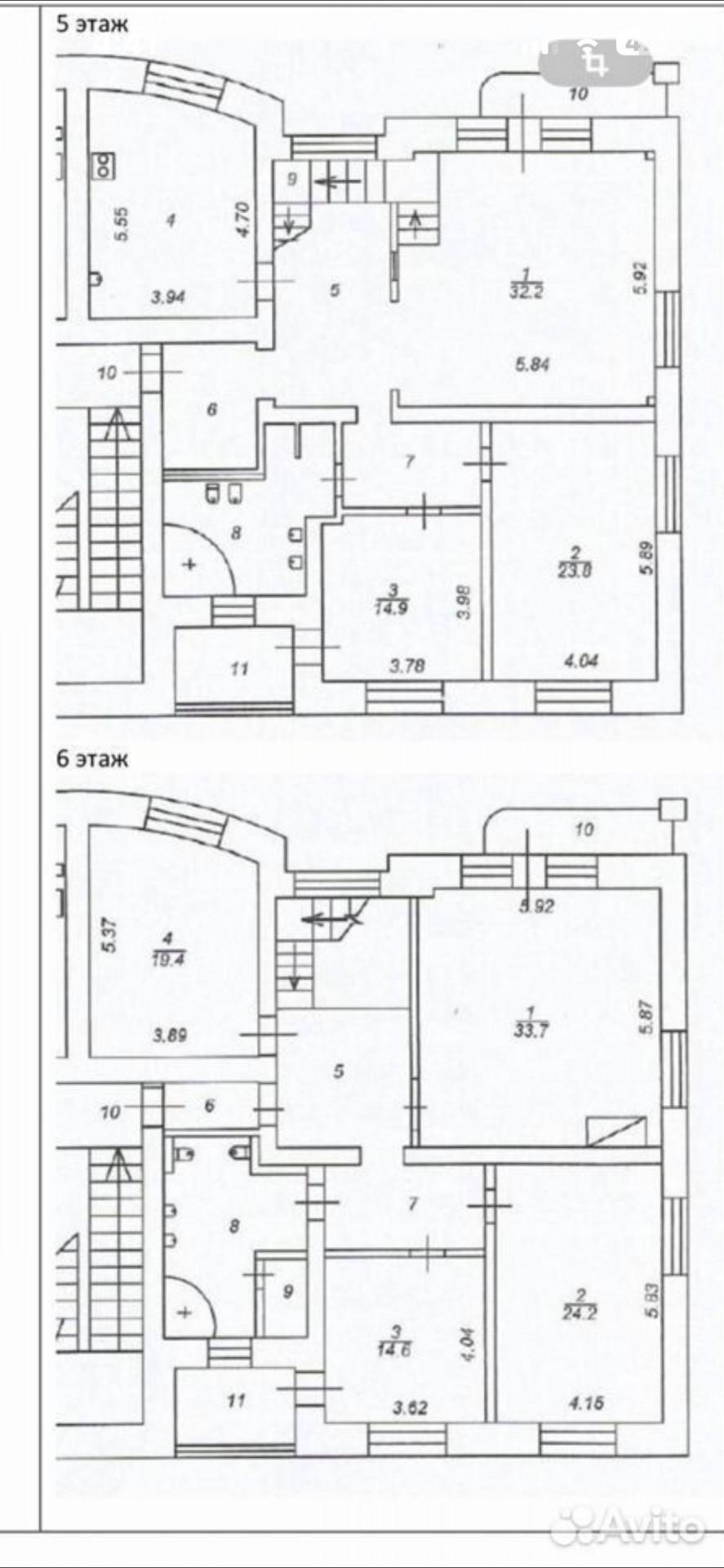 7-комнатная 256 м2 в ЖК undefined корпус null этаж 5