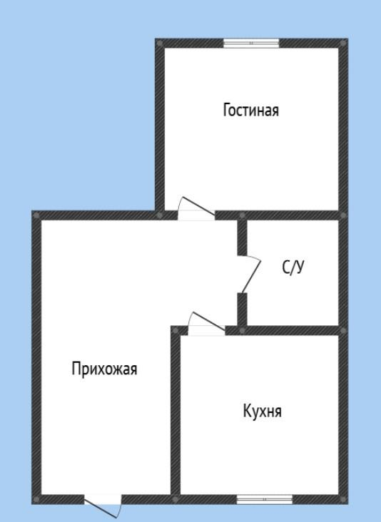 1-комнатная 55 м2 в ЖК undefined корпус null этаж 11