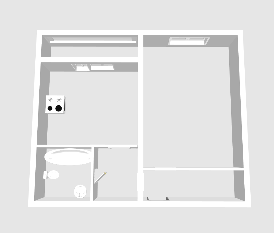 1-комнатная 34.8 м2 в ЖК undefined корпус null этаж 10