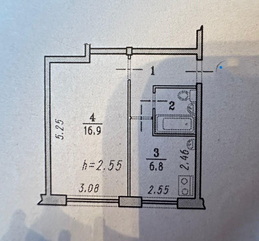 1-комнатная 30.8 м2 в ЖК undefined корпус null этаж 1