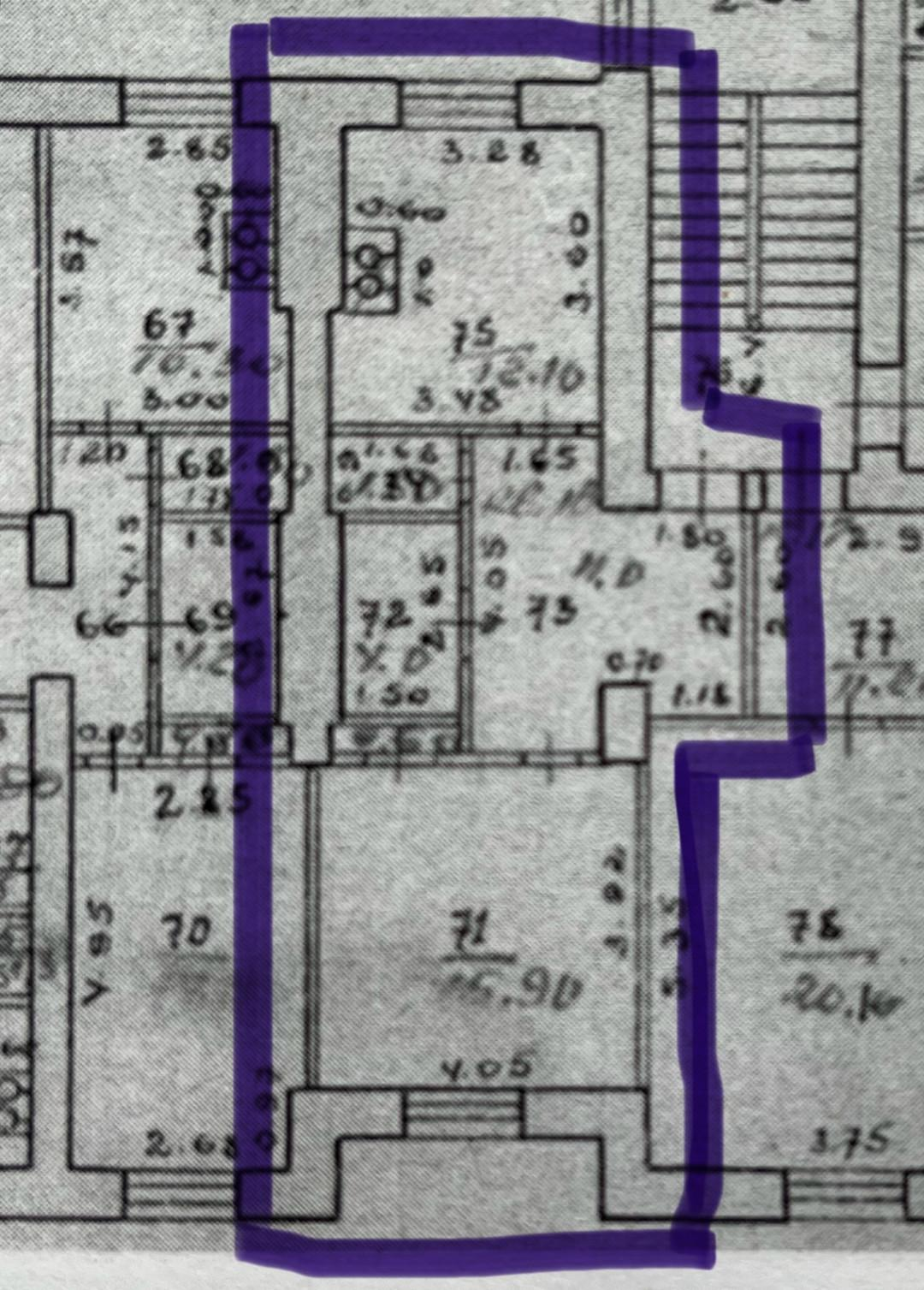 1-комнатная 45.1 м2 в ЖК undefined корпус null этаж 2