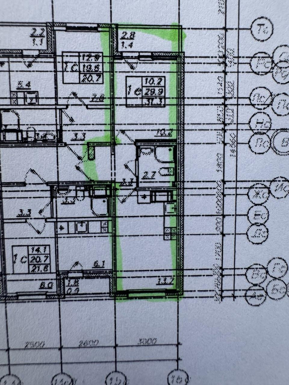 1-комнатная 29.3 м2 в ЖК undefined корпус null этаж 13