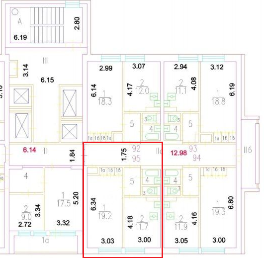 1-комнатная 36 м2 в ЖК undefined корпус null этаж 9