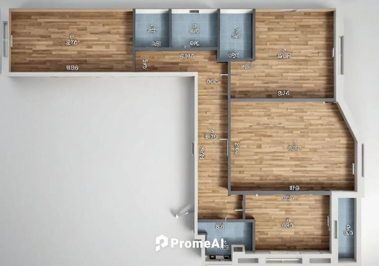 3-комнатная 141 м2 в ЖК undefined корпус null этаж 2