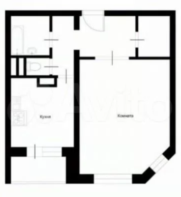 1-комнатная 42 м2 в ЖК undefined корпус null этаж 12