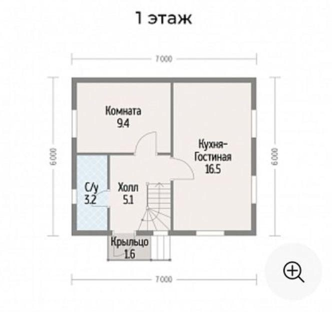 4-комнатная 65 м2 в ЖК undefined корпус null этаж null