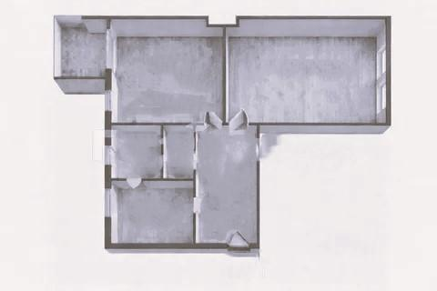 2-комнатная 74.4 м2 в ЖК undefined корпус null этаж 6