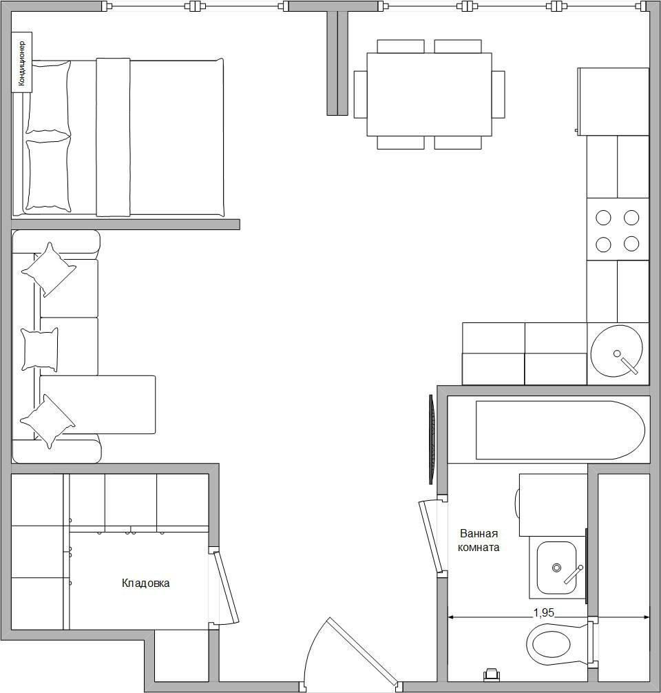 Студия 38 м2 в ЖК undefined корпус null этаж 12