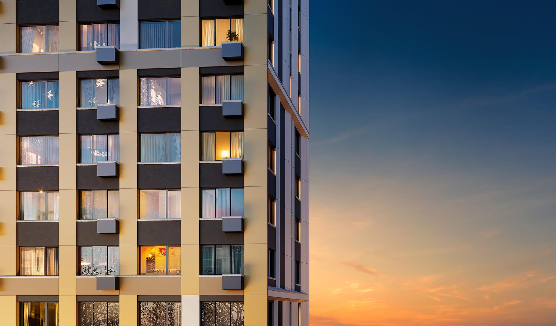 Студия 27 м2 в ЖК Левел Лесной корпус null этаж 13