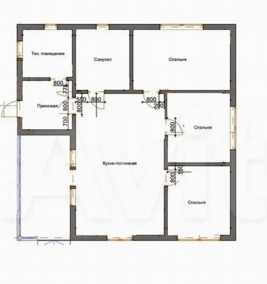 3-комнатная 110 м2 в ЖК undefined корпус null этаж null