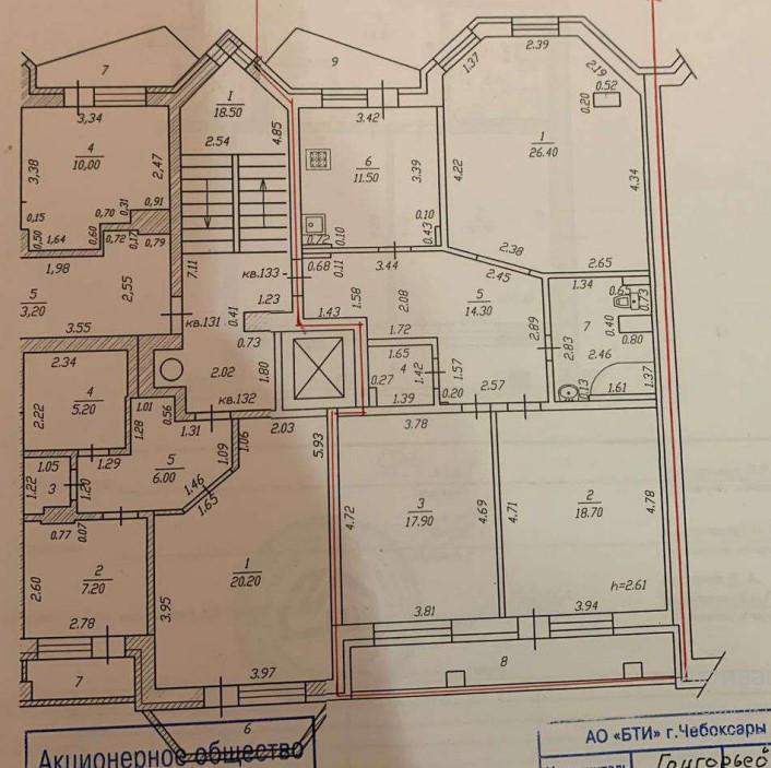 3-комнатная 97.2 м2 в ЖК undefined корпус null этаж 6