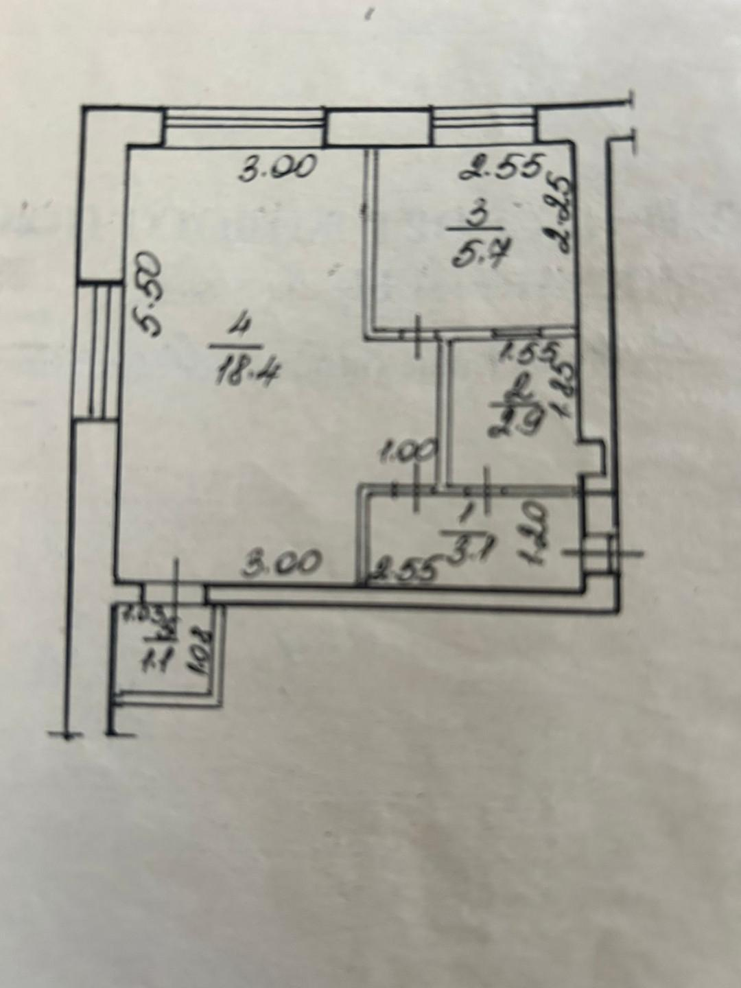 1-комнатная 32.3 м2 в ЖК undefined корпус null этаж 2
