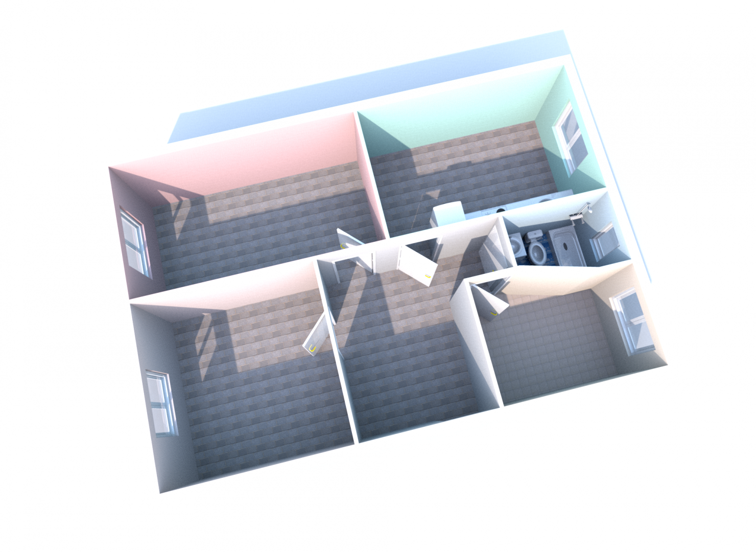 3-комнатная 69.2 м2 в ЖК undefined корпус null этаж 1