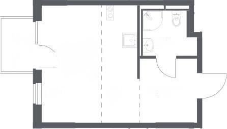 Студия 28 м2 в ЖК undefined корпус null этаж 13