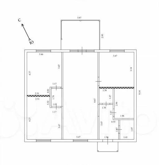 3-комнатная 106 м2 в ЖК undefined корпус null этаж null