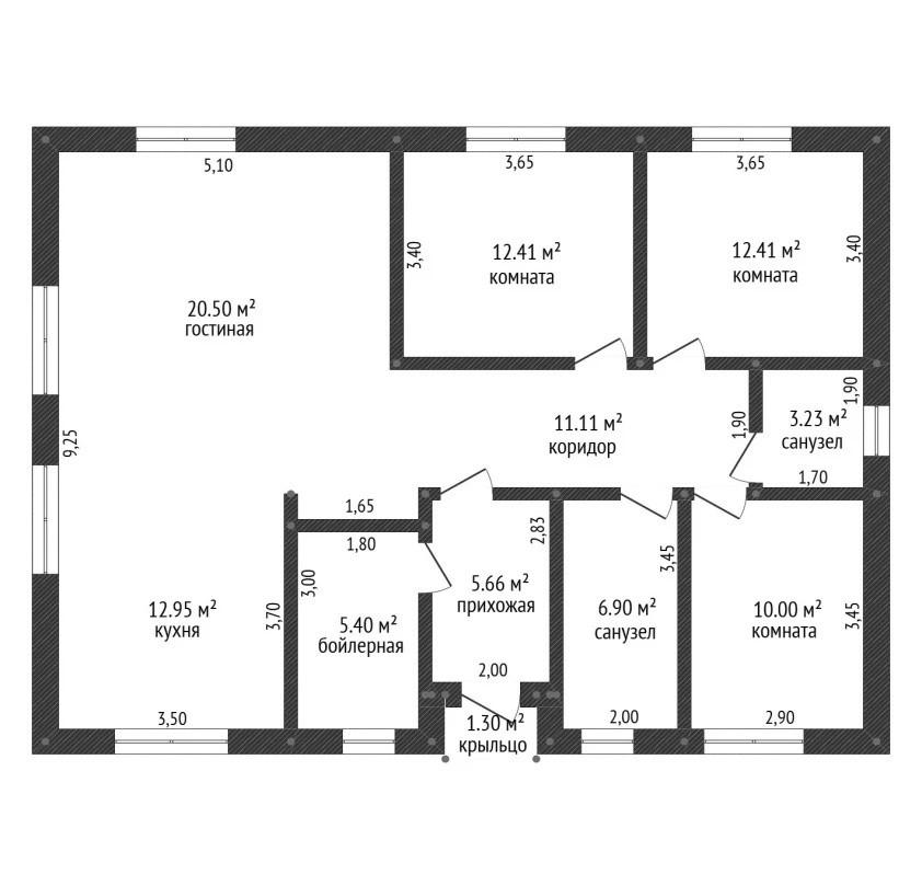 3-комнатная 120 м2 в ЖК undefined корпус null этаж null