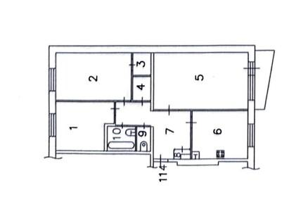 3-комнатная 70.4 м2 в ЖК undefined корпус null этаж 1