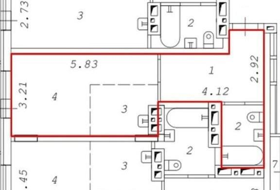 Студия 31.5 м2 в ЖК undefined корпус null этаж 19