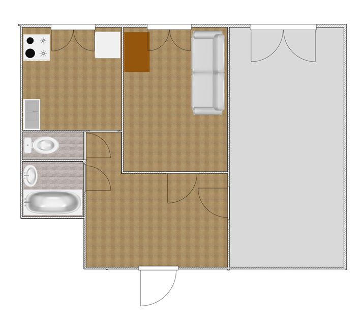 Студия 9 м2 в ЖК undefined корпус null этаж 2