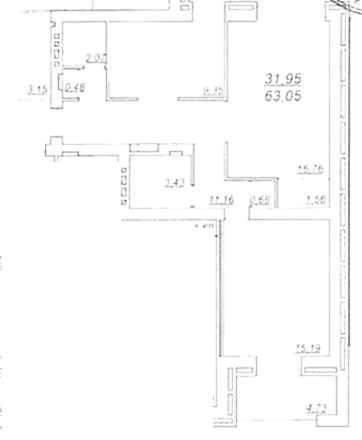 2-комнатная 61 м2 в ЖК undefined корпус null этаж 1