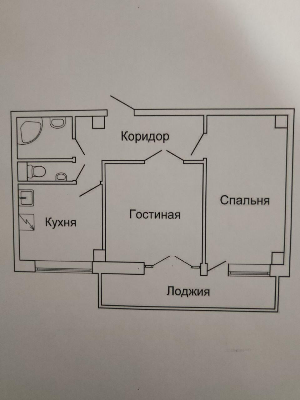 2-комнатная 49.9 м2 в ЖК undefined корпус null этаж 7