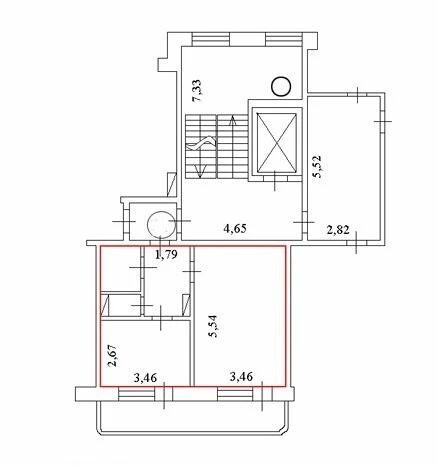 1-комнатная 36.9 м2 в ЖК undefined корпус null этаж 6