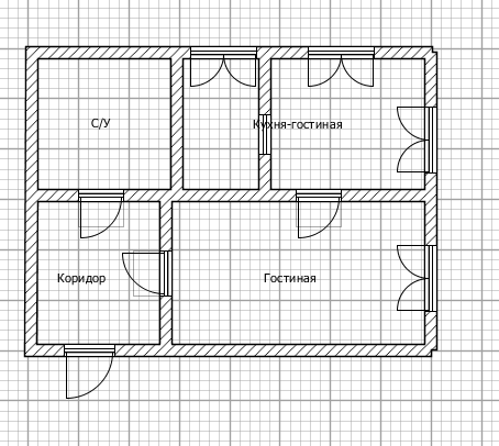 2-комнатная 37 м2 в ЖК undefined корпус null этаж 1