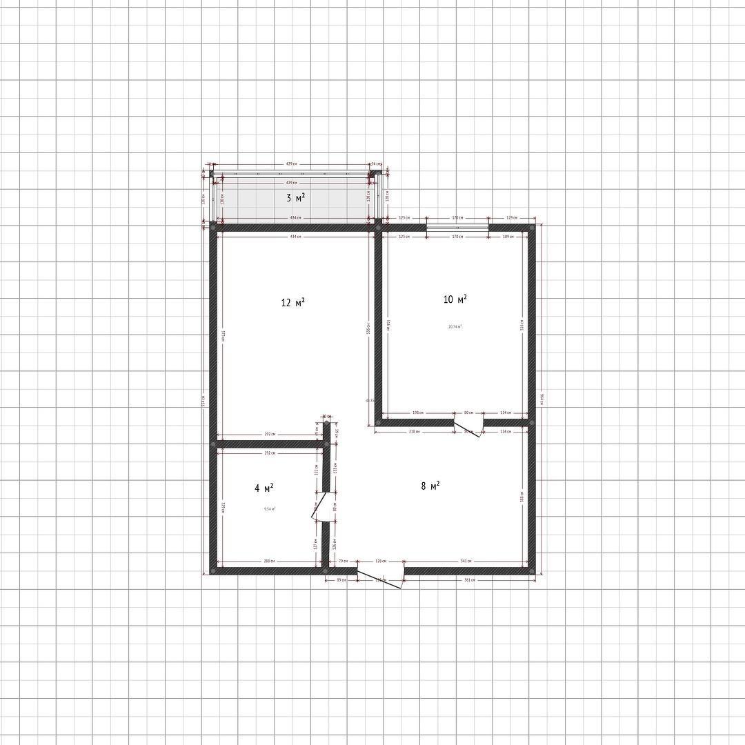 1-комнатная 34 м2 в ЖК undefined корпус null этаж 10