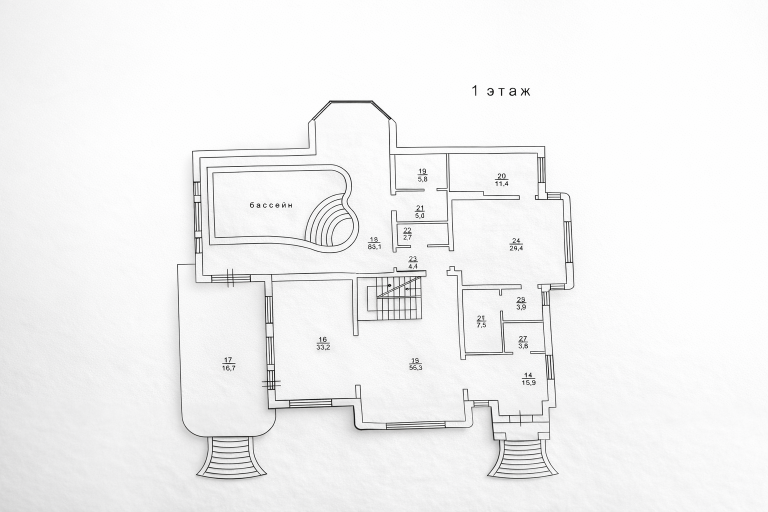 7-комнатная 630 м2 в ЖК undefined корпус null этаж null
