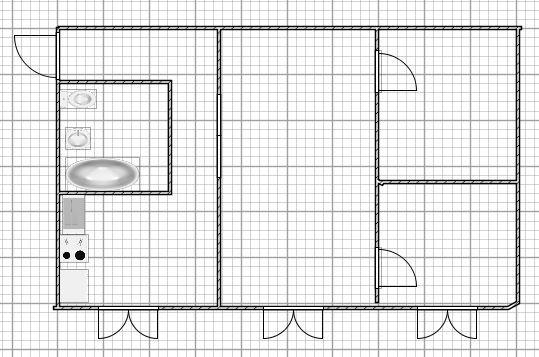 2-комнатная 44.9 м2 в ЖК undefined корпус null этаж 1
