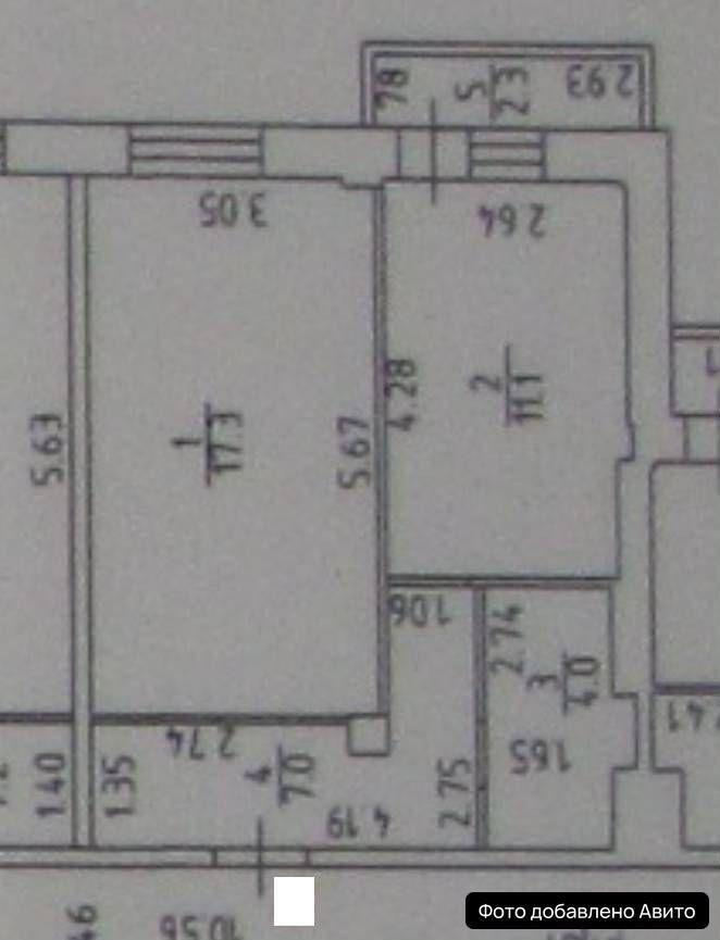 1-комнатная 39.4 м2 в ЖК undefined корпус null этаж 12