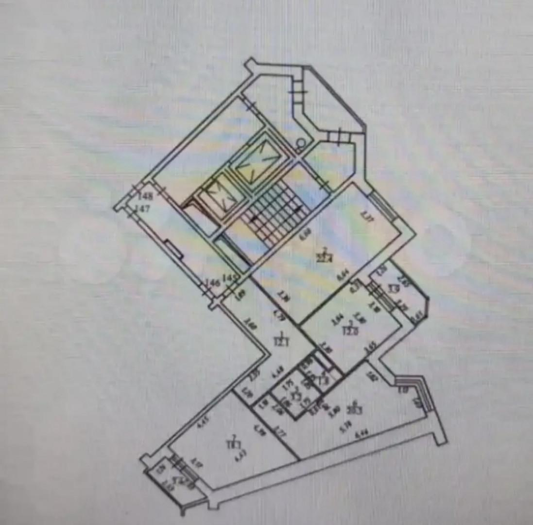3-комнатная 89.9 м2 в ЖК undefined корпус null этаж 7