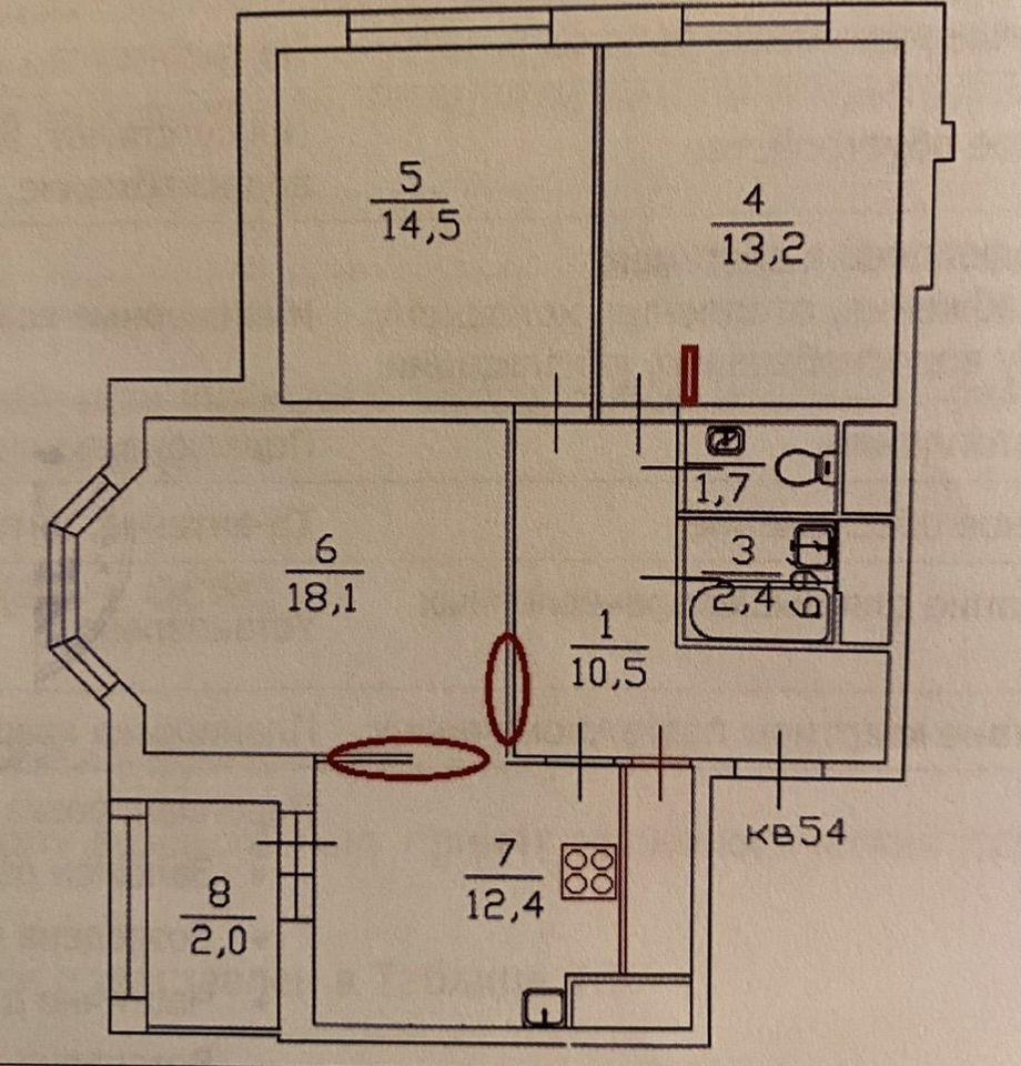 3-комнатная 72 м2 в ЖК undefined корпус null этаж 10