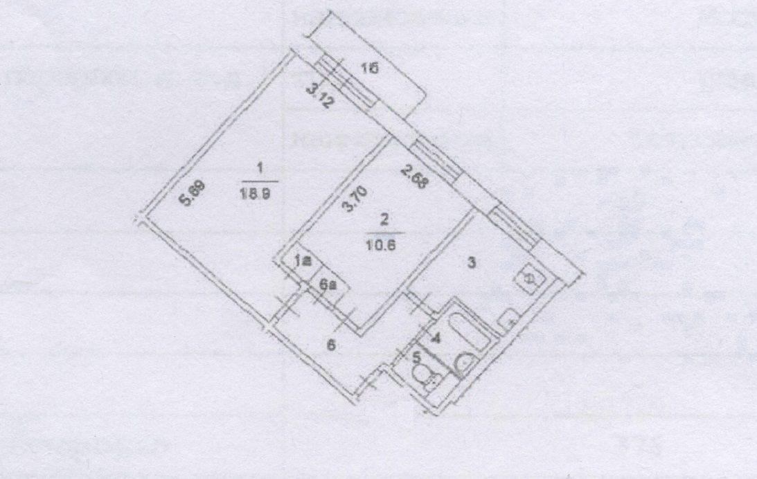 2-комнатная 48.3 м2 в ЖК undefined корпус null этаж 4