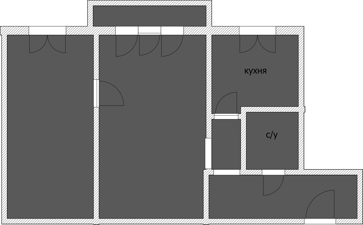 2-комнатная 46 м2 в ЖК undefined корпус null этаж 3