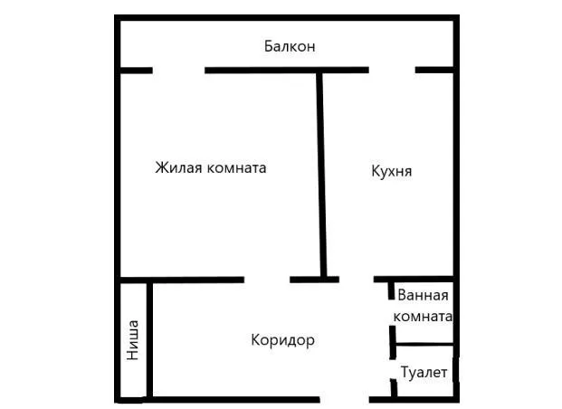 1-комнатная 37 м2 в ЖК undefined корпус null этаж 5