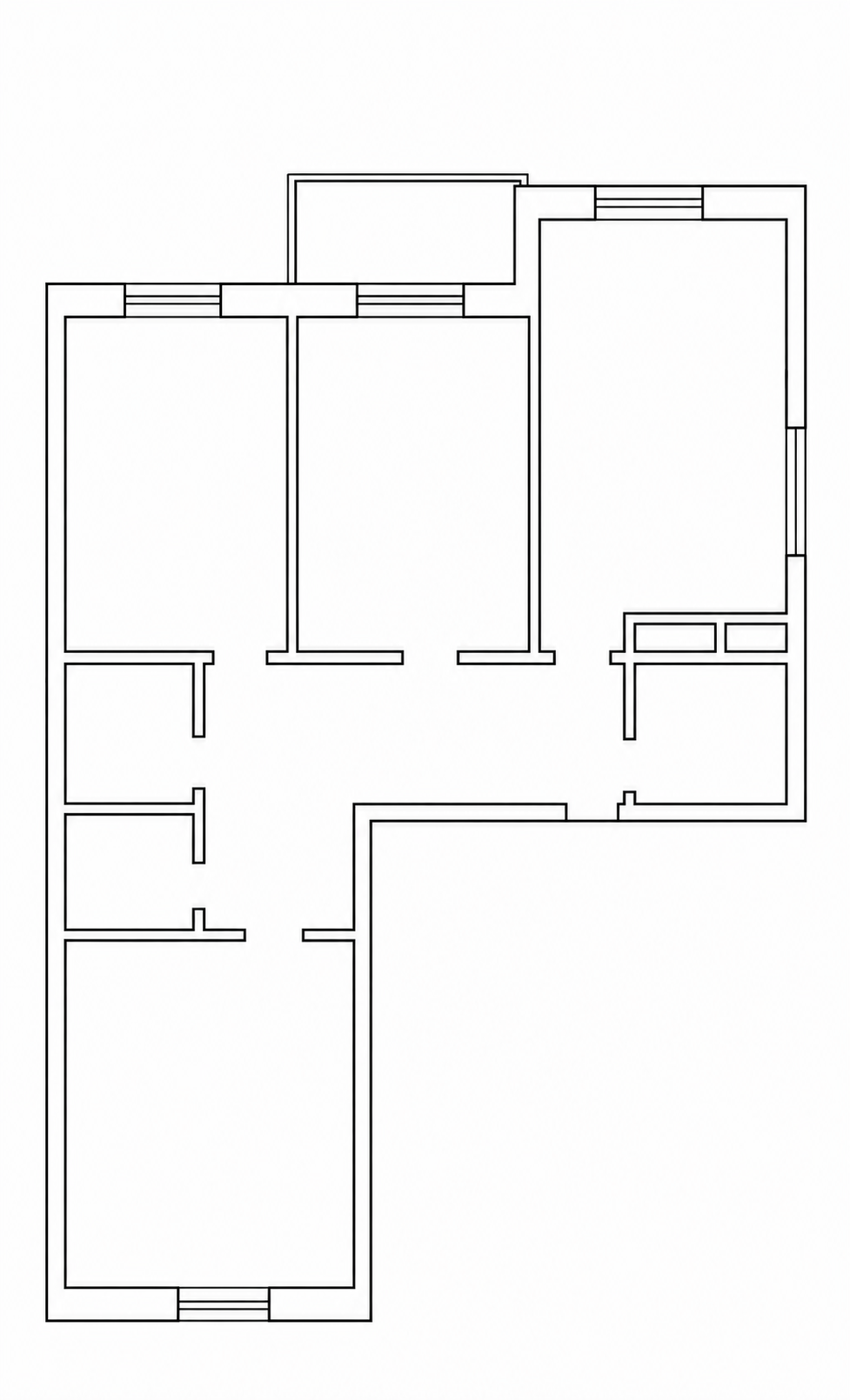 3-комнатная 74.1 м2 в ЖК undefined корпус null этаж 15