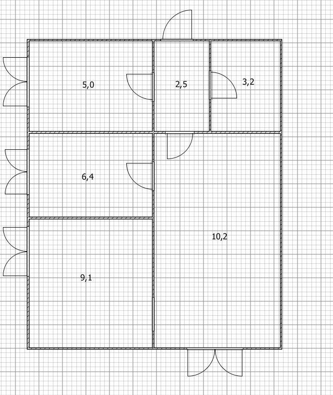 3-комнатная 43 м2 в ЖК undefined корпус null этаж 3