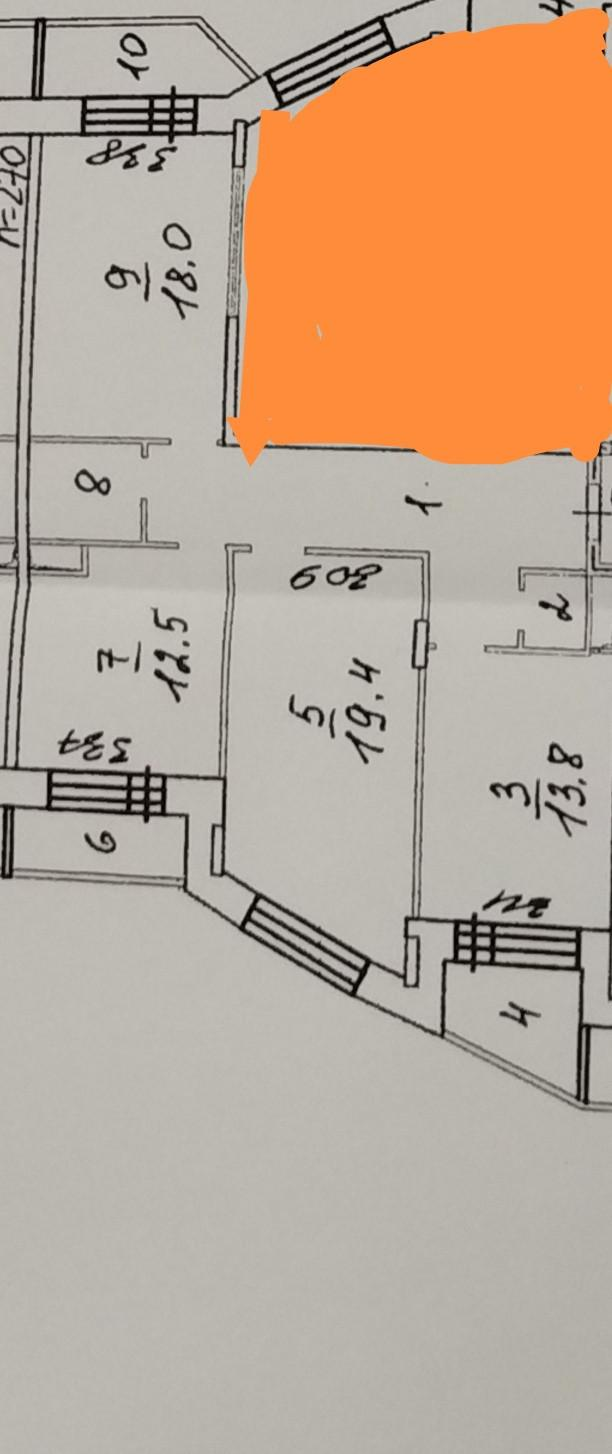 3-комнатная 84 м2 в ЖК undefined корпус null этаж 12