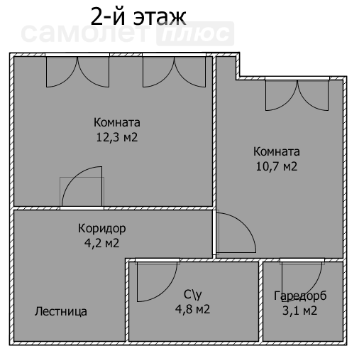 4-комнатная 110.6 м2 в ЖК undefined корпус undefined этаж null