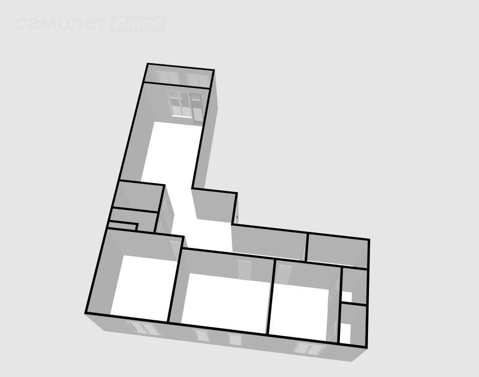 3-комнатная 111.7 м2 в ЖК undefined корпус undefined этаж 8