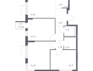 4-комнатная квартира, 71,8&nbsp;м²